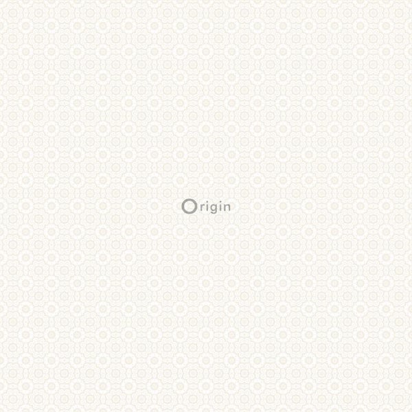 Origin Wallcoverings Tapete Spitzemotiv Silber - 53 cm x 10.05 m - 346816