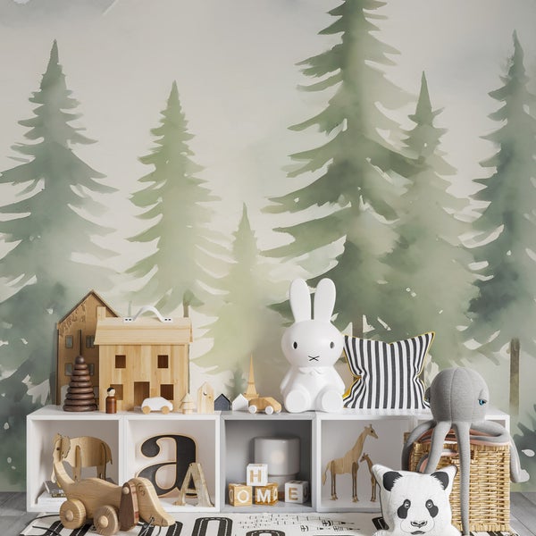 Kindertapete Nebelwald 600 x 280 cm