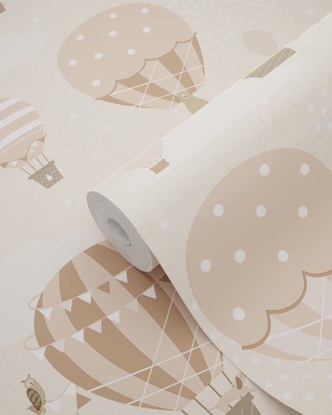 ESTAhome Tapete Luftballons Terrakotta - 50 x 900 cm - 131346