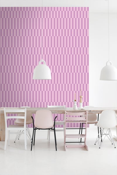 ESTAhome Tapete Streifen Lila - 50 x 900 cm - 131422