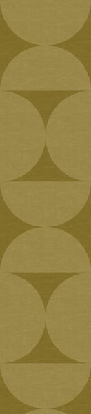 Origin Wallcoverings XXL-Vliestapete Halbkreise Ockergelb - 50 x 900 cm - 357226