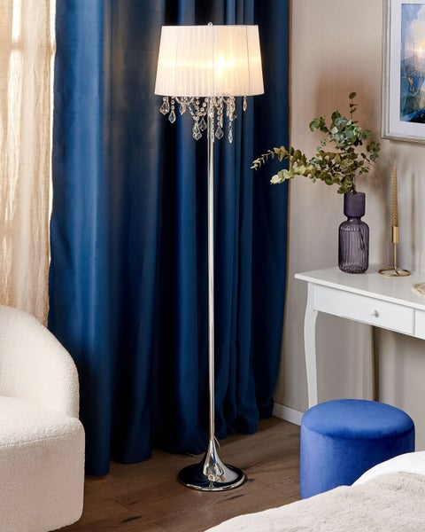 Stehlampe EVANS Metall Weiß