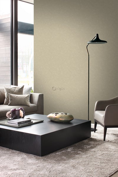 Origin Wallcoverings Tapete Uni Bronze - 53 cm x 10.05 m - 346206