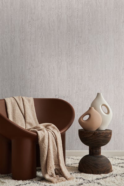 Origin Wallcoverings Tapete Holz-Optik Beige - 53 cm x 10.05 m - 347555