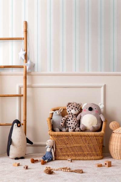 Sanders und Sanders Tapete Streifen Hellbeige - 53 cm x 10 m - 640308