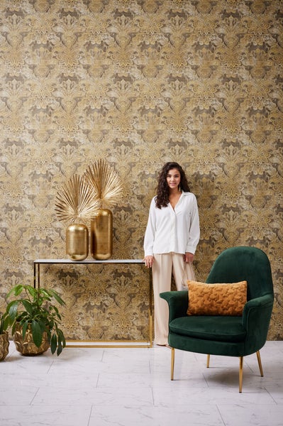 Tapetenrolle mit Paisley-Muster