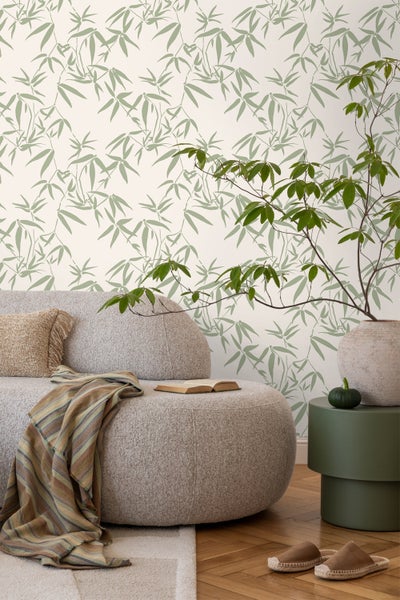 Sanders und Sanders Tapete Blätter Grün - 50 x 900 cm - 935395
