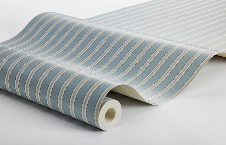 Borastapeter Tapete Streifen Blau - 53 cm x 10.05 m - 662671