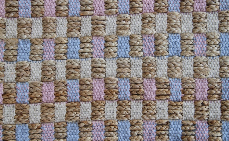 Kurzflor Teppich Nandi Natur / Pink Modern, Vintage 120 x 170 cm