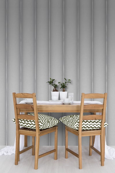 Sanders und Sanders Tapete Streifen Grau - 53 cm x 10 m - 640025