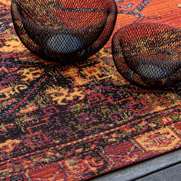 Kurzflor Teppich Helios Multi Modern, Orientalisch 120 x 170 cm