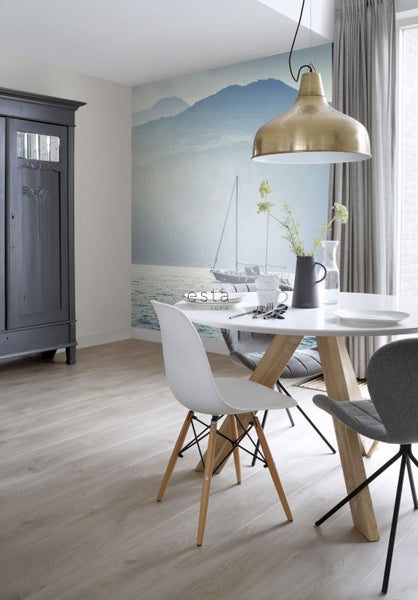 ESTAhome Fototapete Segelboot Blau - 1,86 x 2,79 m - 158850