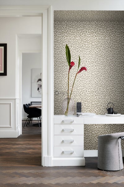 Origin Wallcoverings Tapete Leopardenmuster Beige - 53 cm x 10.05 m - 347427