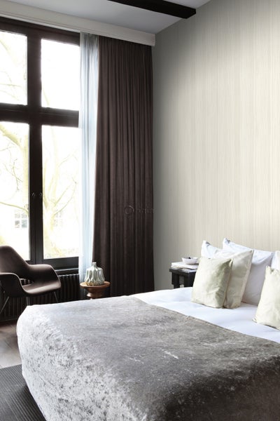 Origin Wallcoverings Tapete Streifenmuster Crême-Weiß - 53 cm x 10.05 m - 347303