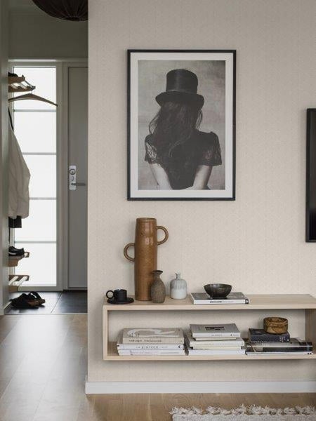 Tapete mit Fächer Muster