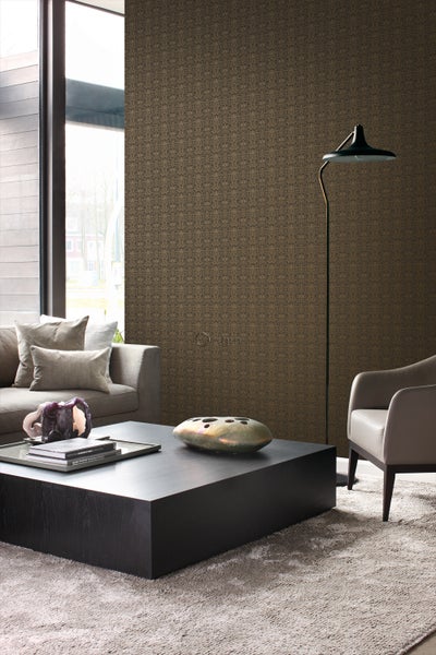 Origin Wallcoverings Tapete Ornamente Braun und Bronze - 53 cm x 10,05 m - 346537