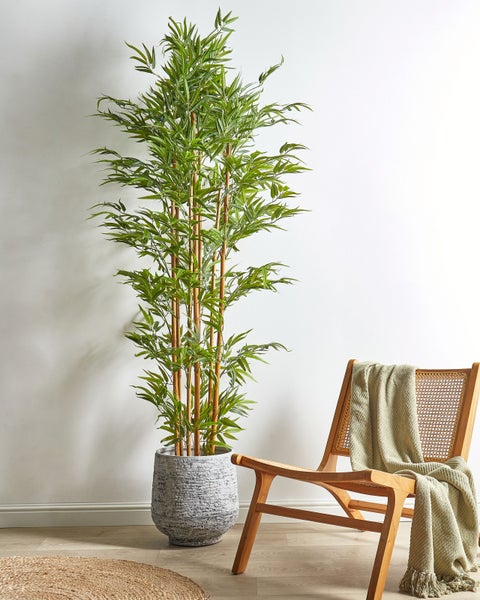 Kunstpflanze BAMBOO 220 cm Grün