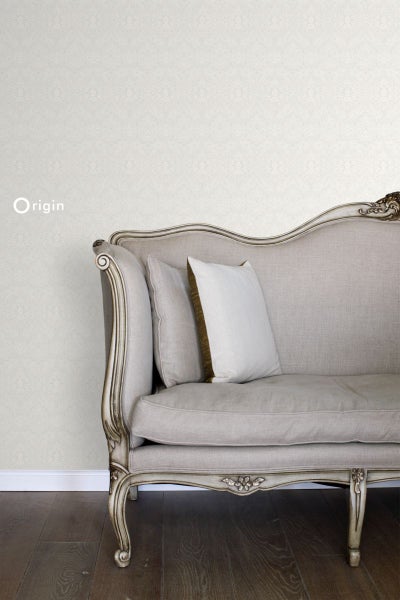 Origin Wallcoverings Tapete Ornamente Weiß - 53 cm x 10.05 m - 346240
