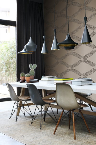 Origin Wallcoverings Tapete Ornamente Bronze und Braun - 53 cm x 10.05 m - 345747