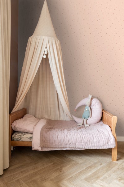ESTAhome Tapete kleine Sterne Hellrosa - 53 cm x 10.05 m - 139686