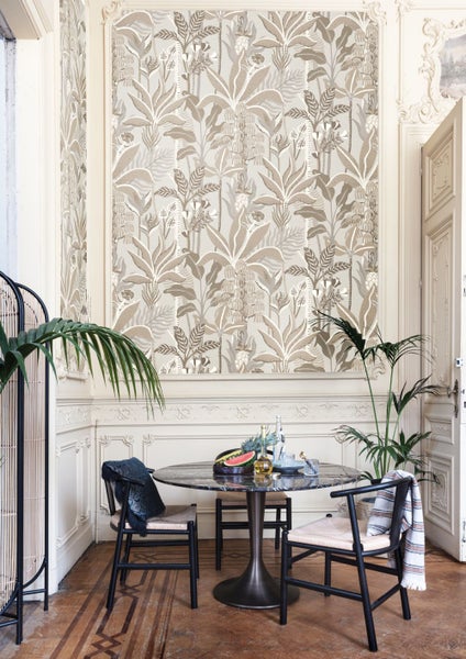 Masureel Tapete Blumen Beige - 53 cm x 10.05 m - 630564