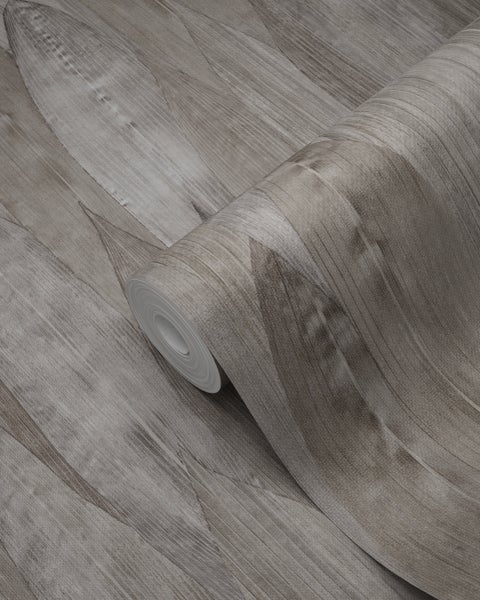 Origin Wallcoverings Tapete Blätter Taupe - 53 cm x 10.05 m - 347367