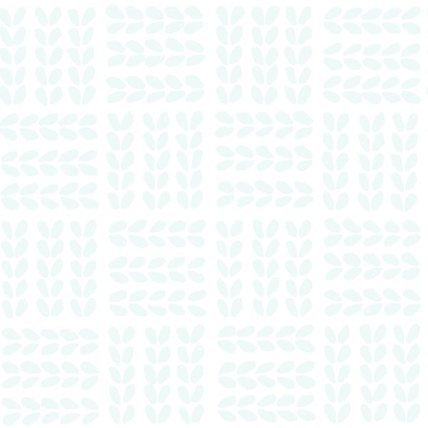 Origin Wallcoverings Tapete Blätter Weiß und Mintgrün - 53 cm x 10.05 m - 347499