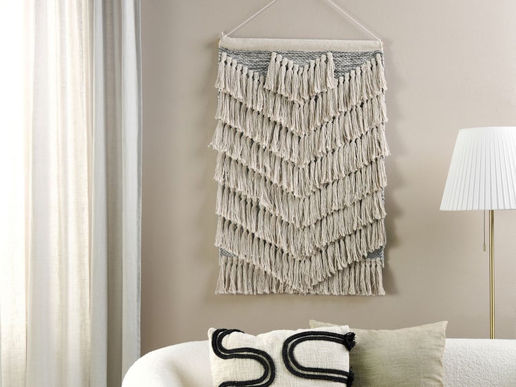 Wandbehang KOTRA Baumwolle 106 cm Beige