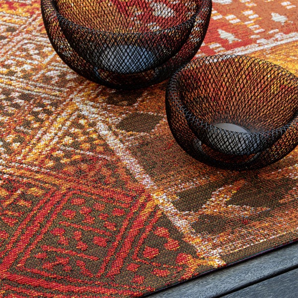 Kurzflor Teppich Kiara Multi Modern, Orientalisch 80 x 150 cm