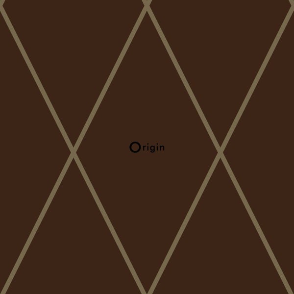 Origin Wallcoverings Tapete Karomuster Braun und Bronze - 53 cm x 10.05 m - 345717