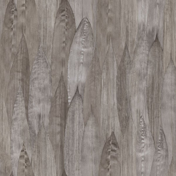 Origin Wallcoverings Tapete Blätter Taupe - 53 cm x 10.05 m - 347367