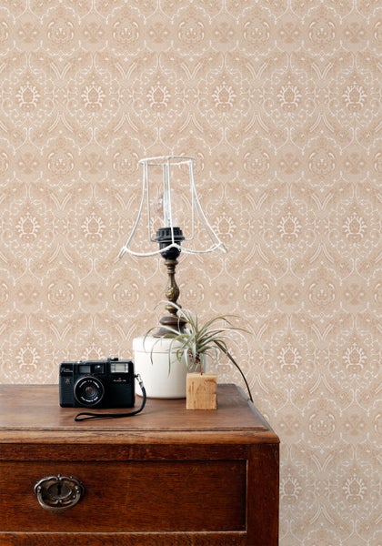 ESTAhome Tapete Ornamente Hellrosa - 50 x 900 cm - 139639