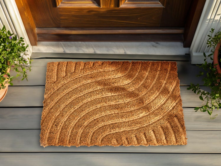 Fußmatte PAEKTU 40 x 60 cm Kokosfasern Naturfarben