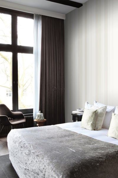 Origin Wallcoverings Tapete Streifen Weiß - 53 cm x 10,05 m - 346223