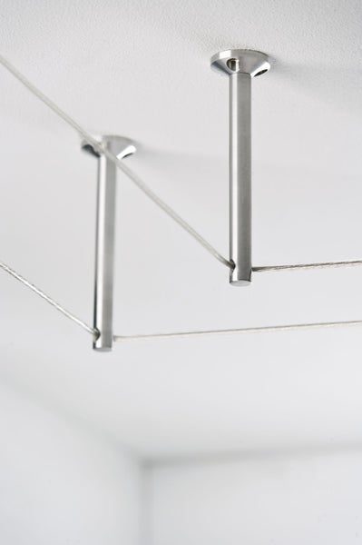 Seilsystem Montageset Umlenker/Abhängung Chrom matt
