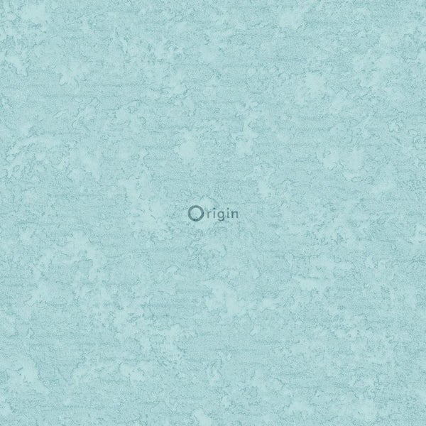 Origin Wallcoverings Tapete Uni Eisblau - 53 cm x 10.05 m - 345944