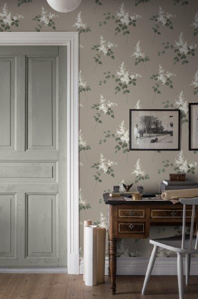 Borastapeter Tapete Blumen Braun - 53 cm x 10.05 m - 660377