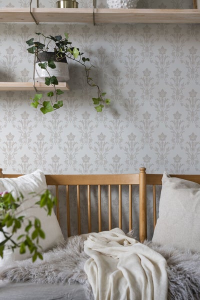 Duro Tapete Blumen Beige - 53 cm x 10.05 m - 661141