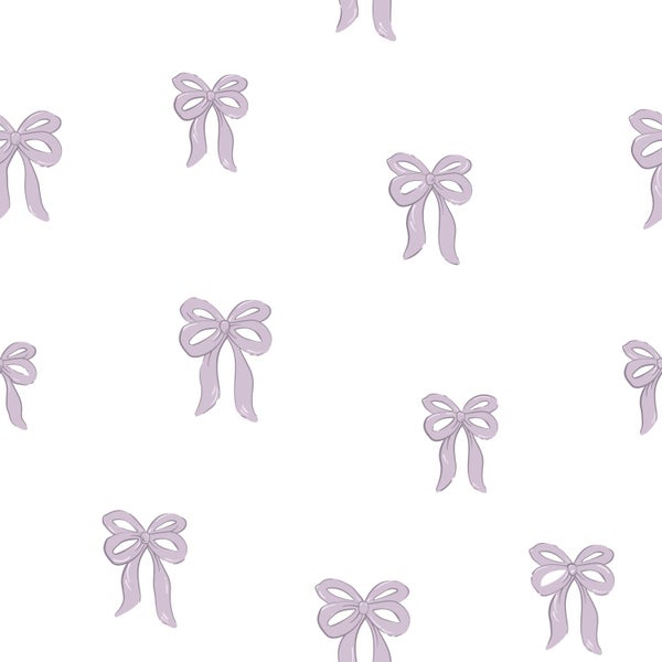 ESTAhome Tapete kleine Schleifen Violett - 50 x 900 cm - 131432