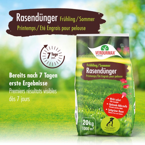 Verpackung Rasendünger Frühling/Sommer für 1000 Quadratmeter