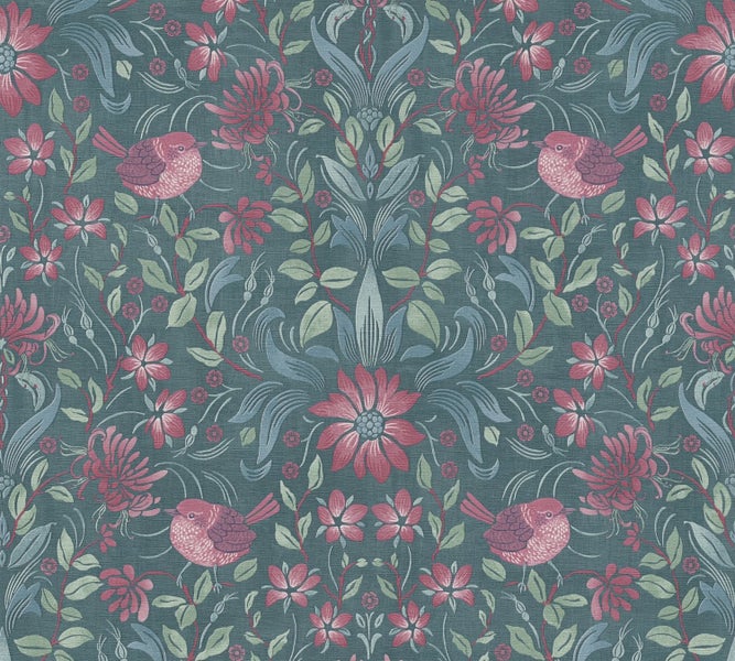 Schlafzimmer im Loftstil mit Bett, Teppich und großen Fenstern