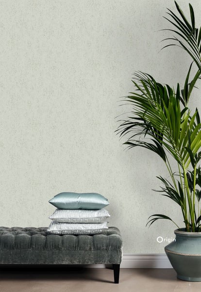 Origin Wallcoverings Tapete Metall-Optik Mintgrün - 53 cm x 10.05 m - 347611