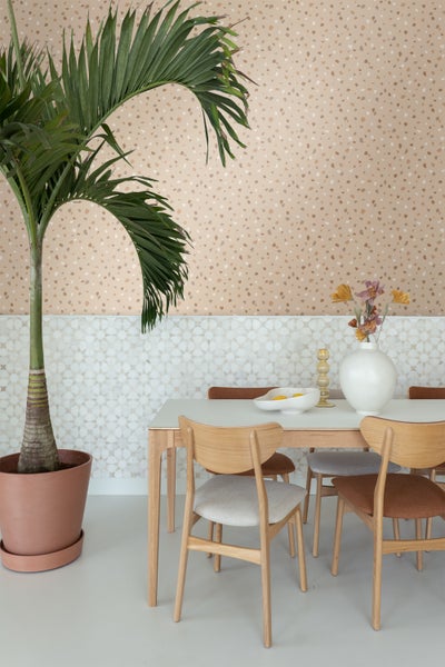 ESTAhome Tapete Terrazzo-Motiv Hellbeige - 50 x 900 cm - 139826