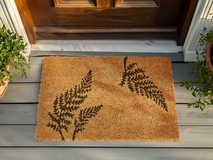 Fußmatte GUIWAN Naturfarben 40 x 60 cm Kokosfasern