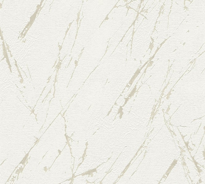 Weiße Strukturierte Tapete mit Muster