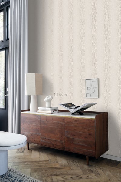 Origin Wallcoverings Tapete Schlangenhaut-Motiv Beige - 53 cm x 10,05 m - 347339