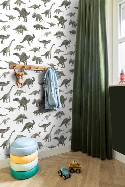 Tapete mit Dinosaurier-Motiv
