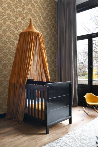 ESTAhome Tapete orientalisches Barockmotiv Braun - 50 x 900 cm - 131036