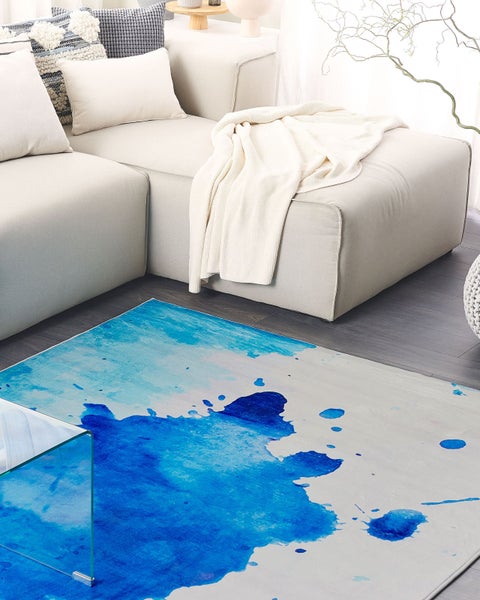 Teppich ODALAR Blau 140 x 200 cm