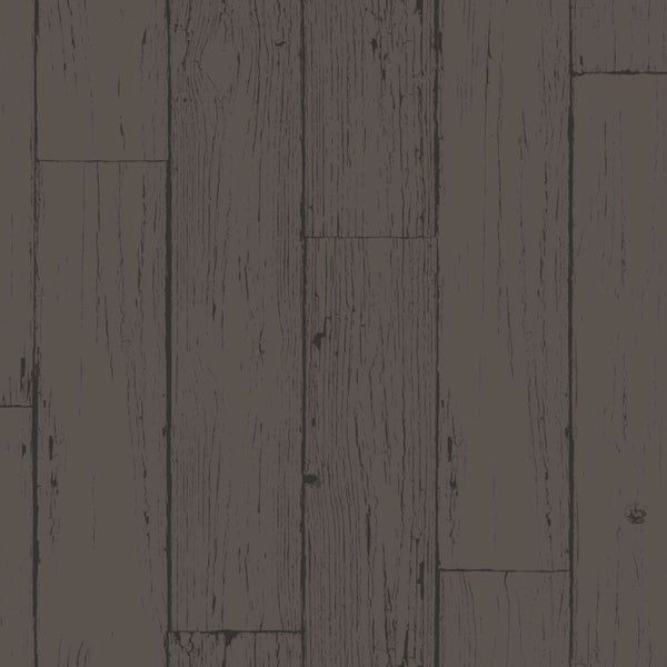 Origin Wallcoverings Tapete Holz-optik Dunkelgrau - 53 cm x 10.05 m - 347552